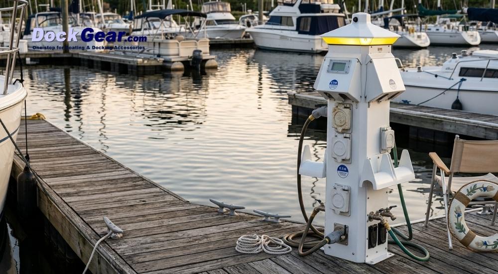 Dock Power Pedestals