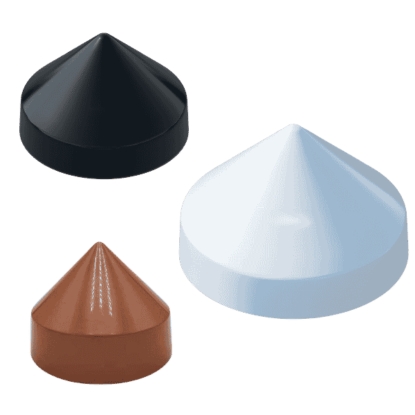 Round Coned Piling Caps