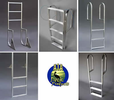 A1A Aluminum Dock Ladders collection.