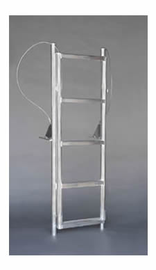 Angled Retractable Ladder Aqua-Stairs Angled Dock Ladders