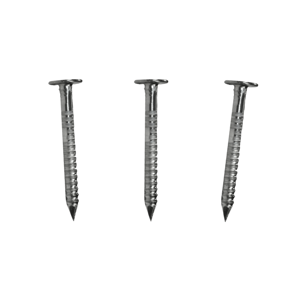 4d (1-1/2") 10 Ga. Ring Shank Roofing Nails, 316 Stainless (25 lb. Box)-1