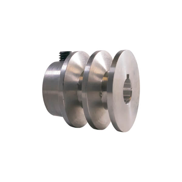 2 in. Cast Aluminum Dual Belt Drive Pulley
