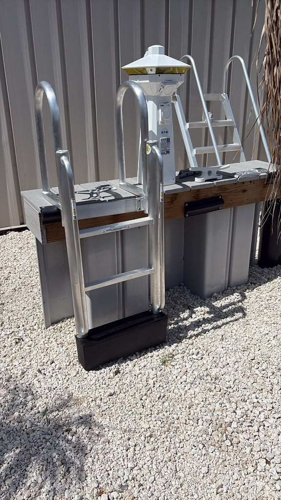 3 Step FLOATSTEP Aluminum Dock Ladders