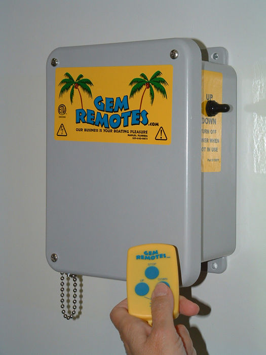 GEM GR-P1 Single Motor Remote for PWC Lifts-2