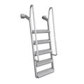 5-Step Wet Steps Dock Ladder – Clear Coat Powder Finish (BOXED)