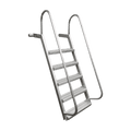 5-Step Wet Steps Dock Ladder – Clear Coat Powder Finish (WELDED)