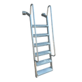 6-Step Wet Steps Dock Ladder – Clear Coat Powder Finish (BOXED)
