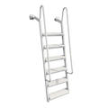 6-Step Wet Steps Dock Ladder – White Powder Coat Finish (BOXED)