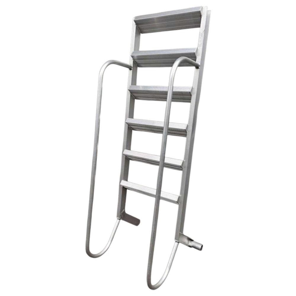 6 Step Wet Steps Dock Ladders, All Welded, 24" Rung Width