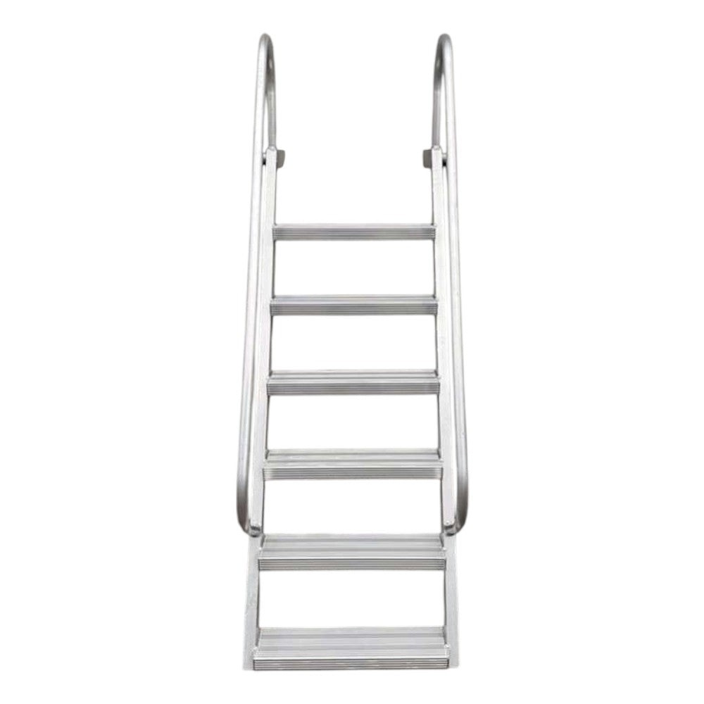 6 Step Wet Steps Dock Ladders, All Welded, 24" Rung Width-4