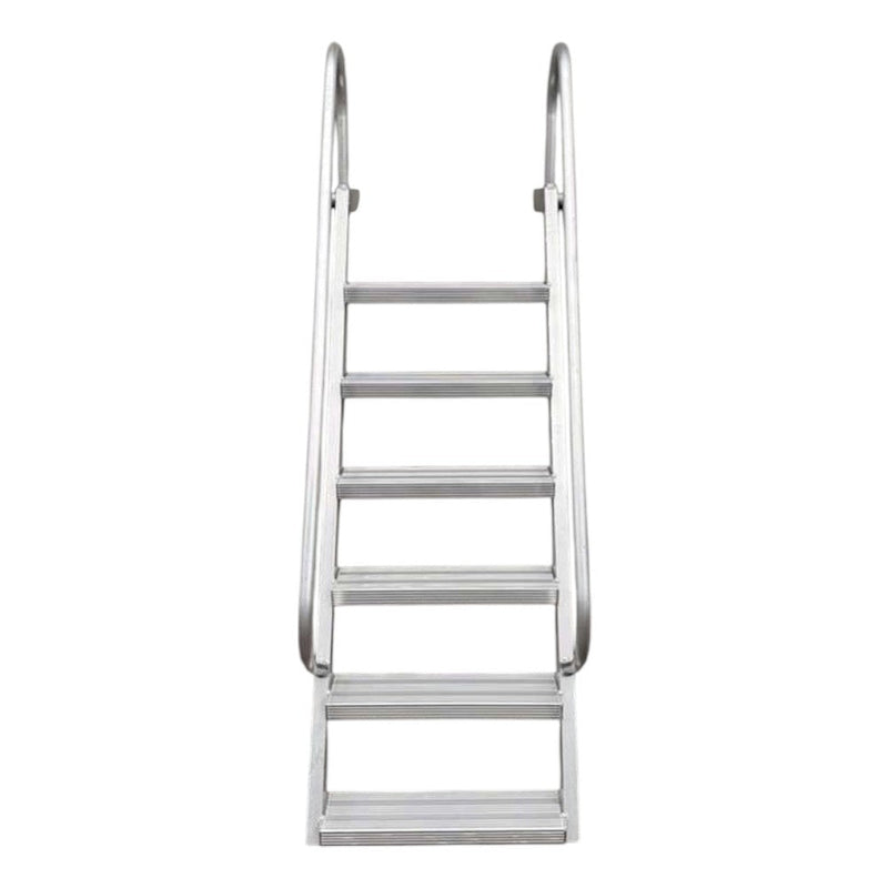 6 Step Wet Steps Dock Ladders, All Welded, 24" Rung Width-4