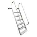 6 Step Wet Steps Dock Ladders, All Welded, 24" Rung Width