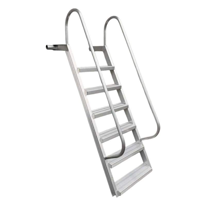 6 Step Wet Steps Dock Ladders, All Welded, 24" Rung Width-1