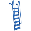 7-Step Wet Steps Dock Ladder – Blue Powder Coat Finish (BOXED)