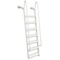 7-Step Wet Steps Dock Ladder – White Powder Coat Finish (BOXED)
