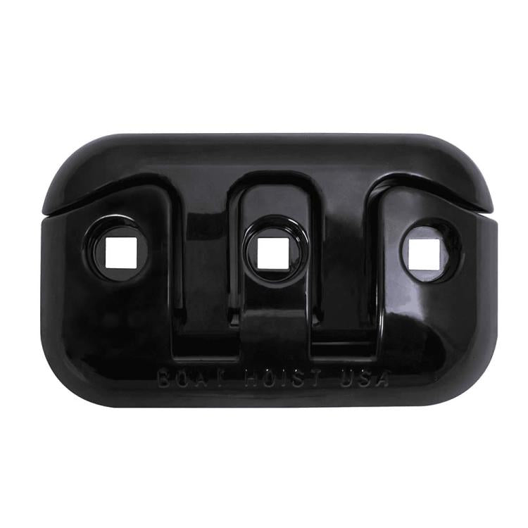 8 in. Aluminum Flip-Up Cleat, BLACK - Image 1