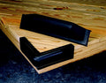 Marine Grade PVC Corner Bumper, Black, 10" x 10"