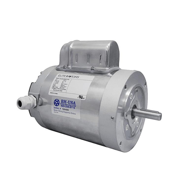 Elite 1 HP Stainless Steel C-Face Lift Motor, 56 Frame - Image 1