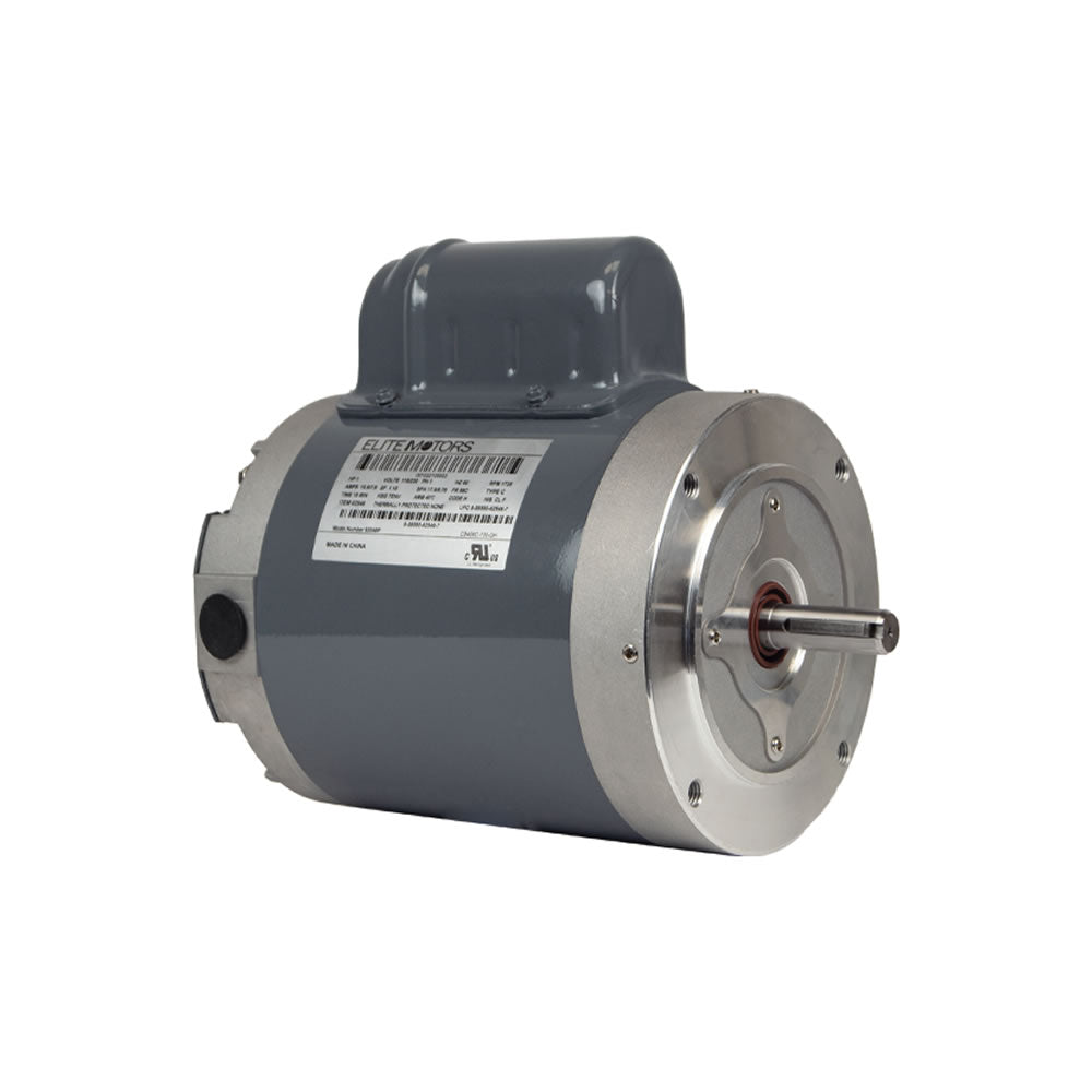 Elite 1 HP Painted C-Face Boat Lift Motor, 56 Frame - Image 1