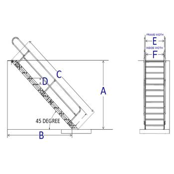 Alumistair 6 Step Aluminum Stairs-6
