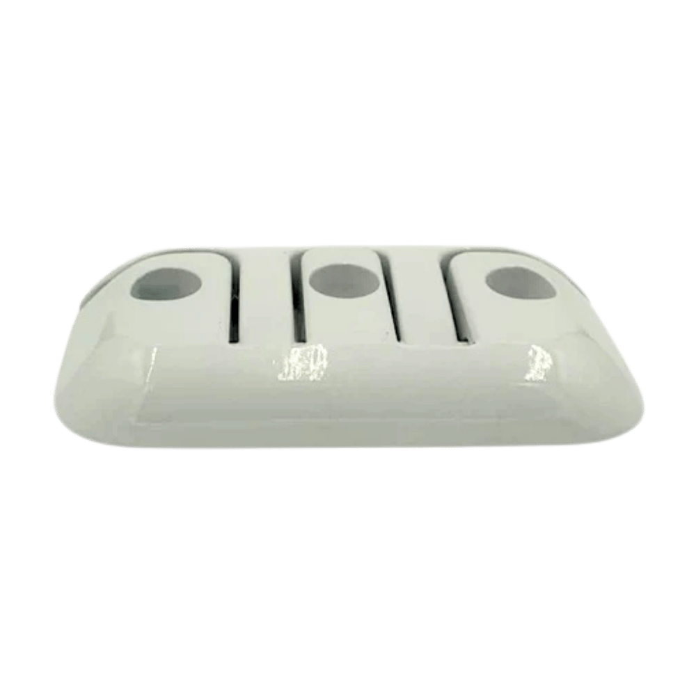 8 in. Aluminum Flip-Up Cleat, WHITE
