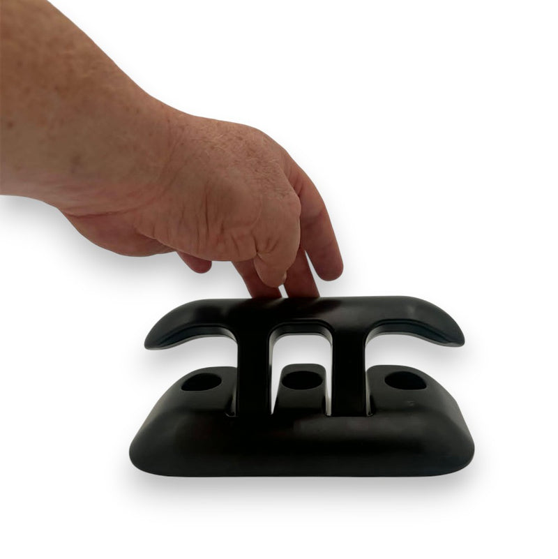 8 in. Aluminum Flip-Up Cleat, BLACK-4