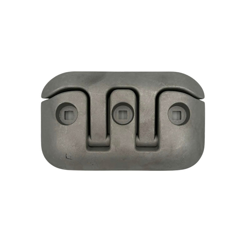 8 in. Aluminum Flip-Up Cleat, BRUSHED-1