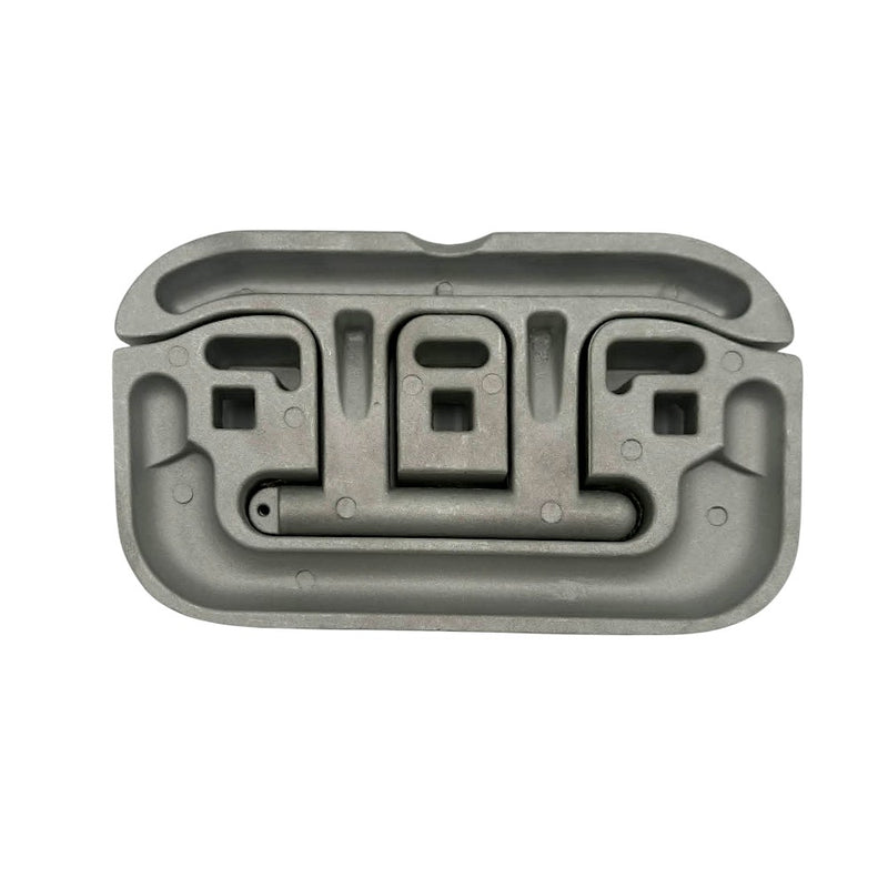 8 in. Aluminum Flip-Up Cleat, BRUSHED-2