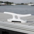 18" S Cleat, Aluminum, Powder Coated, White