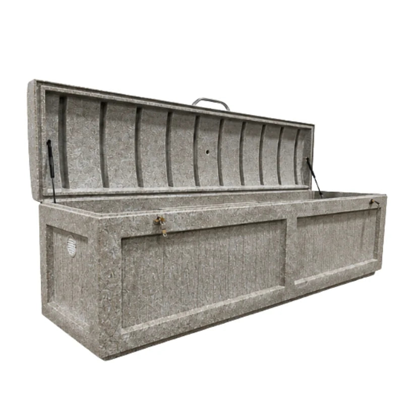Dock Box Granite Cobblestone 84" x 24" x 28"