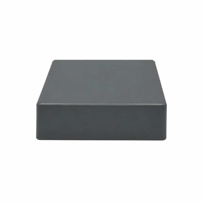 5-1/2" x 5-1/2" Dark Gray, Flat, Square Piling Cap