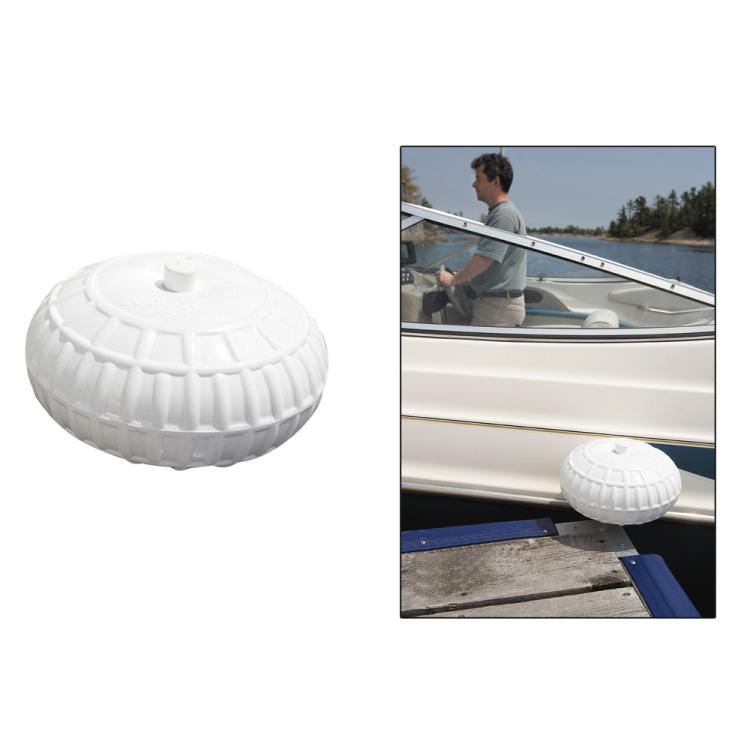 Dock Edge 12 in. Inflatable Dock Wheels, CORNER Mount - Image 1