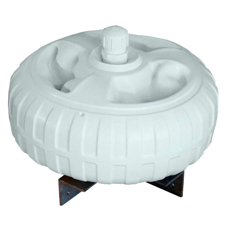 Dock Edge 18 in. Inflatable Dock Wheels, CORNER Mount - Image 1