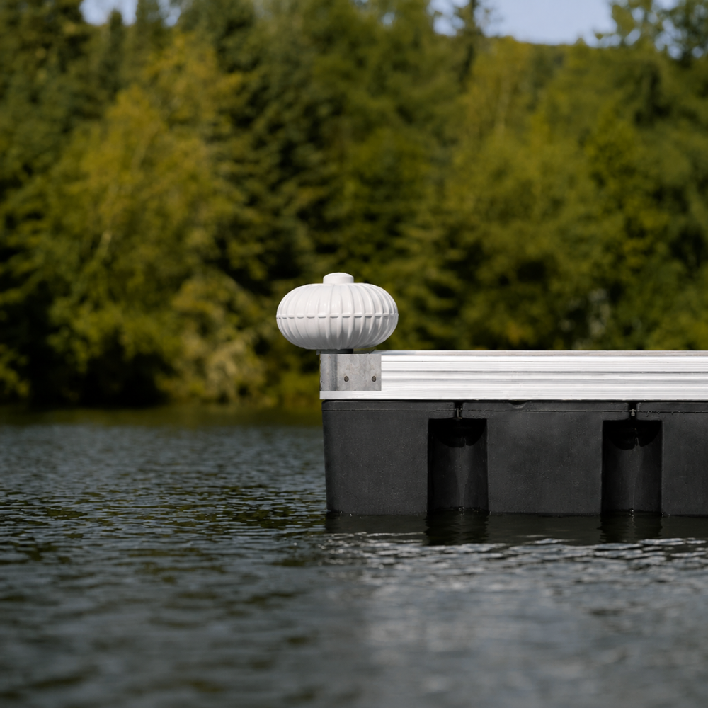 Dock Pro Inflatable Dock Wheel, 9" Corner Mount
