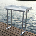 39" Deluxe Fish Cleaning Table, Angled Leg