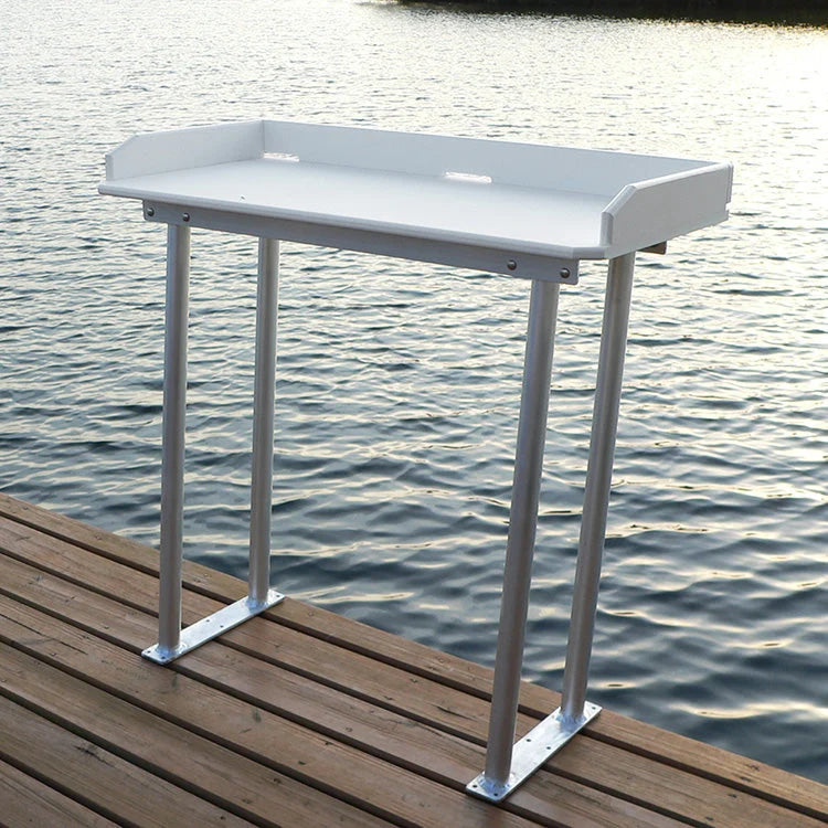 39" Deluxe Fish Cleaning Table, Angled Leg
