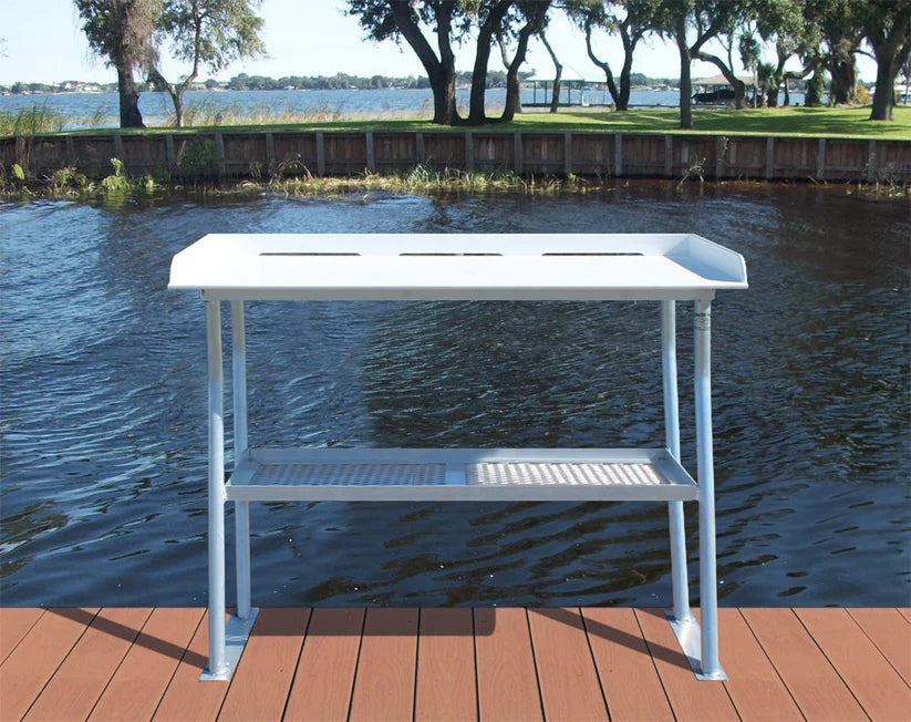 50" Deluxe Fish Cleaning Table, 4-Leg-1