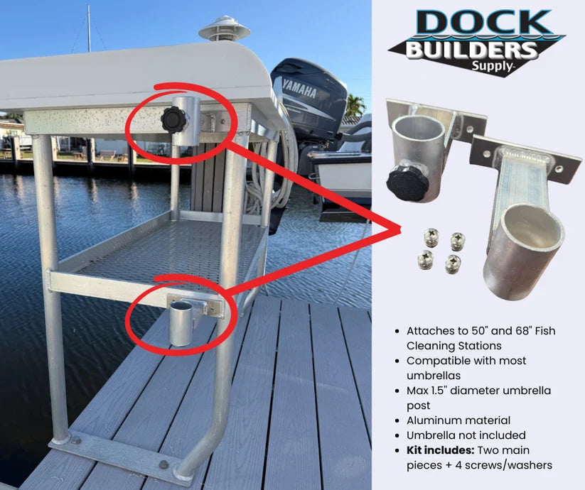 Umbrella Holder for 50" and 68" Fish Cleaning Table