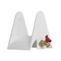 Hose Holder with Water Connection, Powder Coated, White