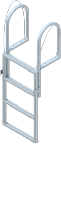 4 Step Floating Dock Lift Ladder with 2" Standard Steps