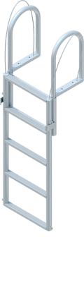5-Step Floating Dock Lift Ladder, 2" Standard Steps