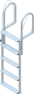 5 Step Floating Dock Lift Ladder with 3-1/2" Wide Steps