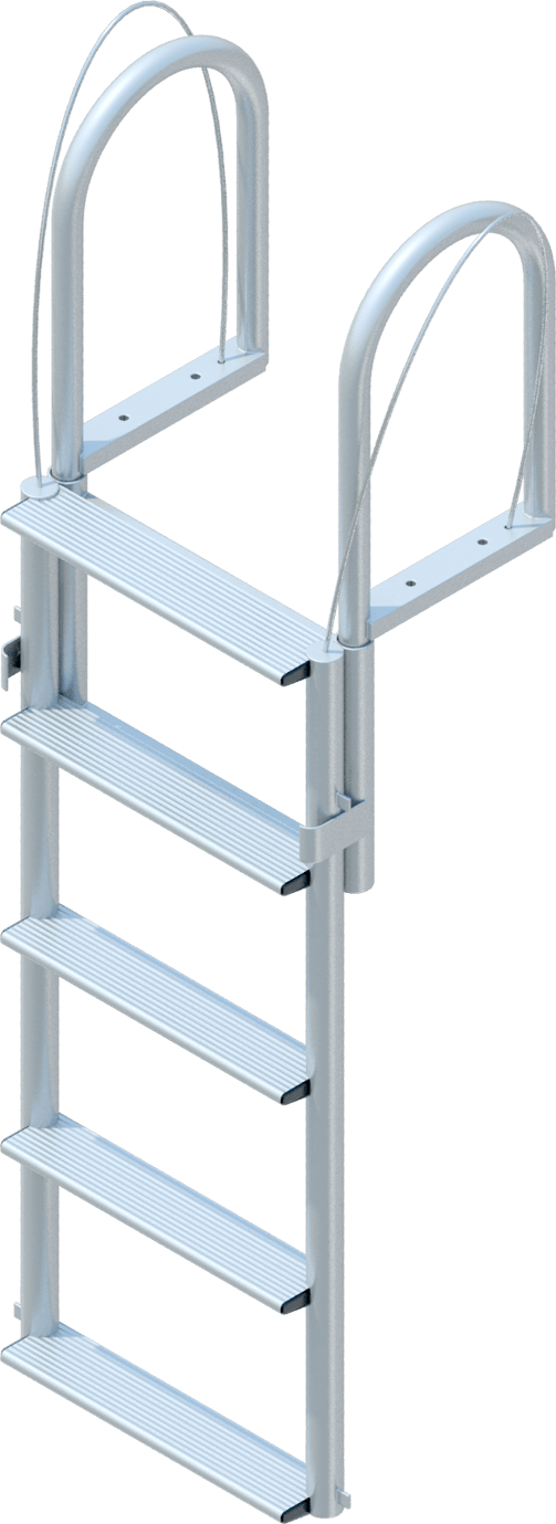 5 Step Floating Dock Lift Ladder with 3-1/2" Wide Steps