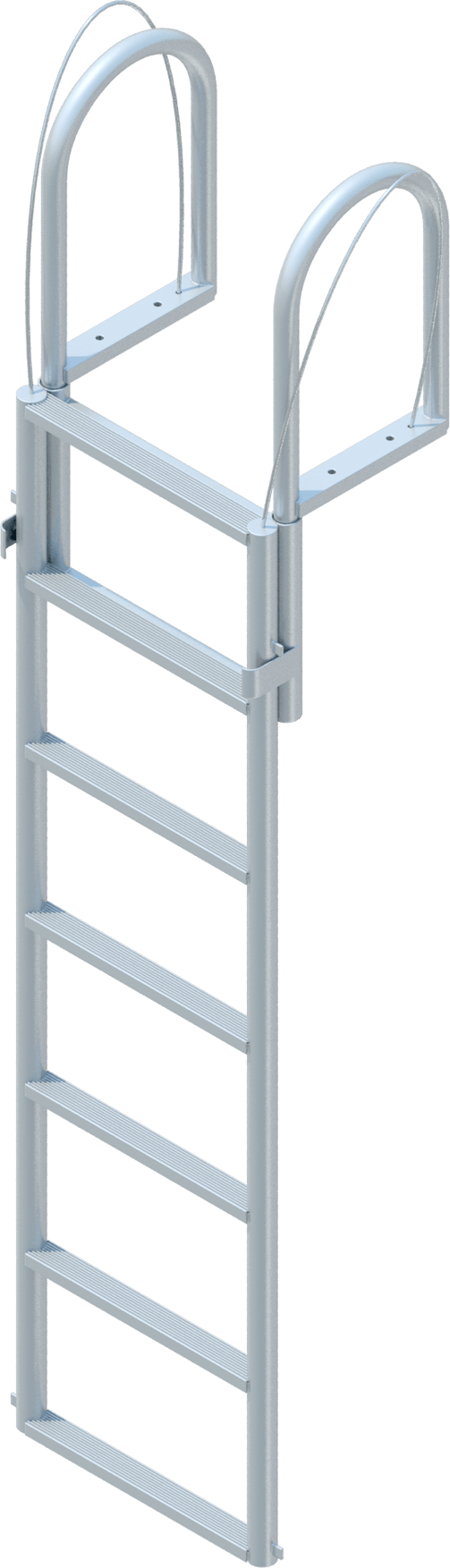 7 Step Floating Dock Lift Ladder with 2" Standard Steps