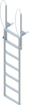 7 Step Finger Pier Lift Ladder with 2" Standard Steps