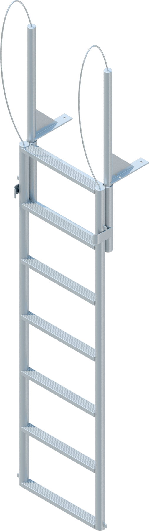 7 Step Finger Pier Lift Ladder with 2" Standard Steps