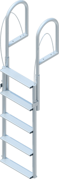 5 Step Lift Ladder with 3-1/2" Wide Steps