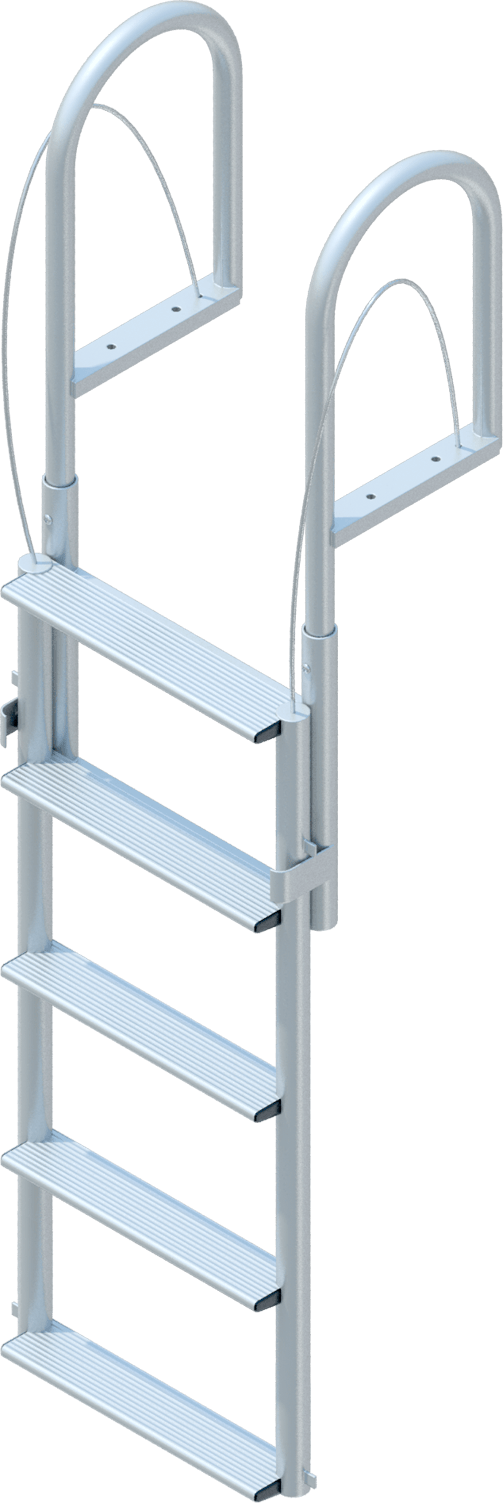 5 Step Lift Ladder with 3-1/2" Wide Steps