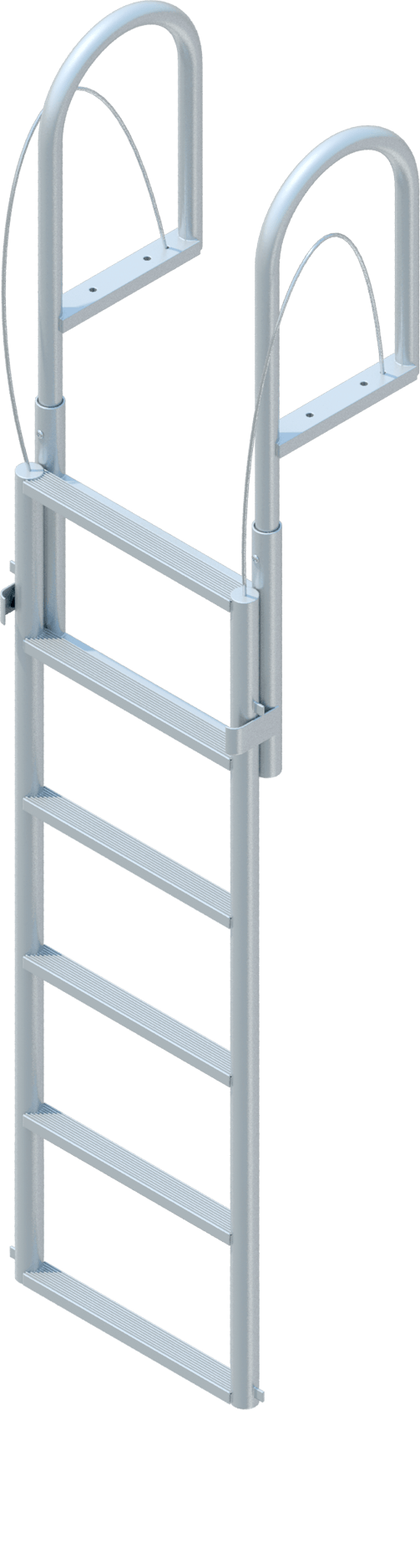 6 Step Lift Ladder with 2" Standard Steps-1