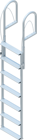 7 Step Lift Ladder with 3-1/2" Wide Steps